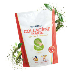Nutri&Co Collagène Marin poudre de Matcha 30 jours 180gr