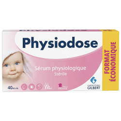 Gilbert physiodose sérum physiologique stérile 5ml : 12 BOITES LIVRAISON GRATUITE POINT RELAIS (PAS DE CONSIGNE PICK-UP SVP)