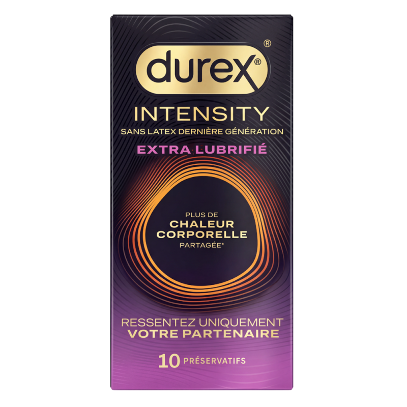 Durex Intensity 10 préservatifs extra-lubrifiés