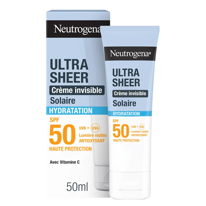 Neutrogena Ultra Sheer Crème solaire invisible Hydratation SPF50 - 50ml