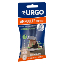 Urgo Ampoules Mix 3 formats boîte de 10 pansements