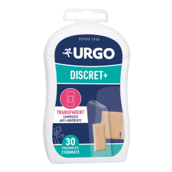 Urgo Discret+ transparent 30 pansements