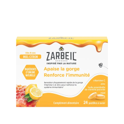 Zarbeil gorge & immunité 24 pastilles à sucer