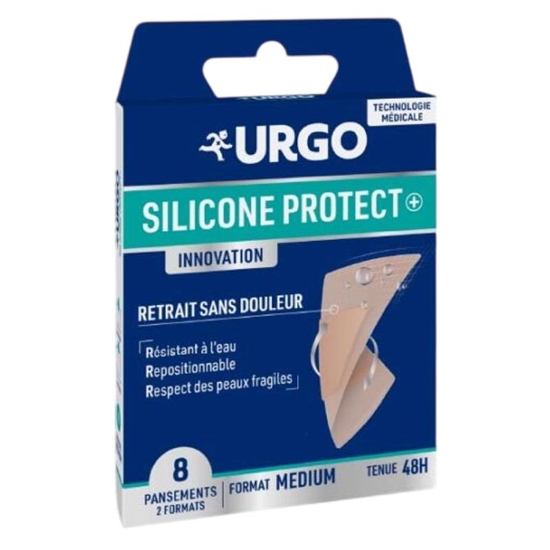 Urgo Silicone Protect+ Medium 8 pansements