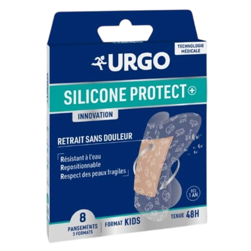 Urgo Silicone Protect+ Kids 8 pansements