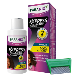 Paranix Express Action Anti-Poux Rapide Lotion 95ml + peigne