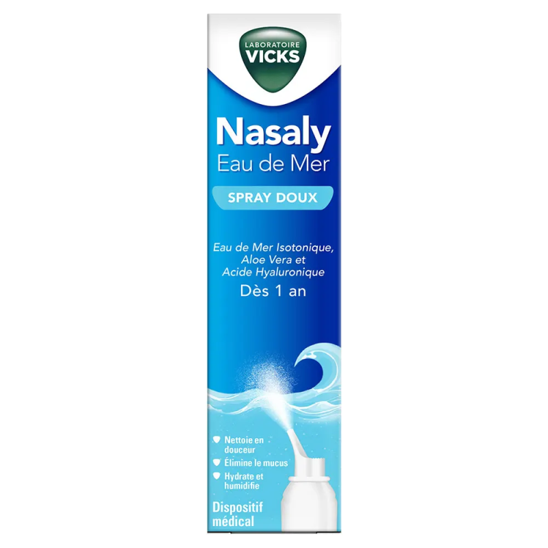 Vicks Nasaly Eau de mer Spray doux 120ml
