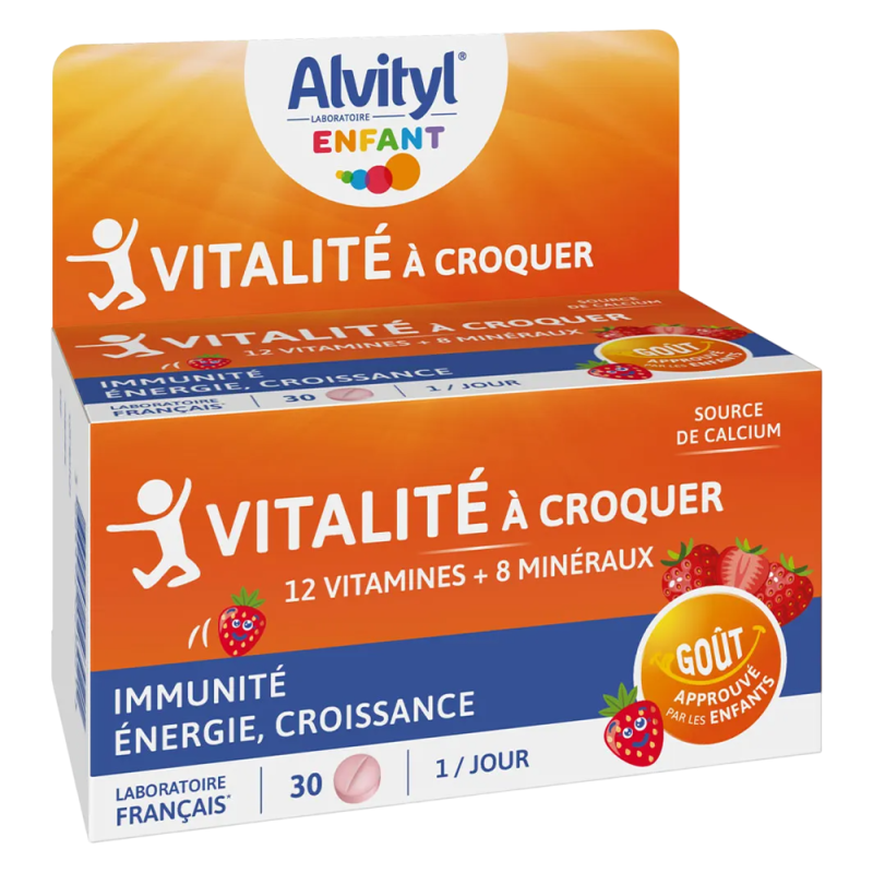 Alvityl Enfant Vitalité 30 comprimés à croquer
