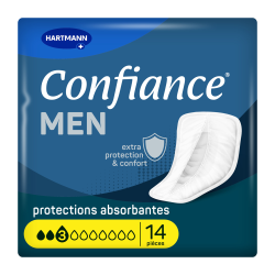 Confiance Men Pads 3 gouttes 14 pièces