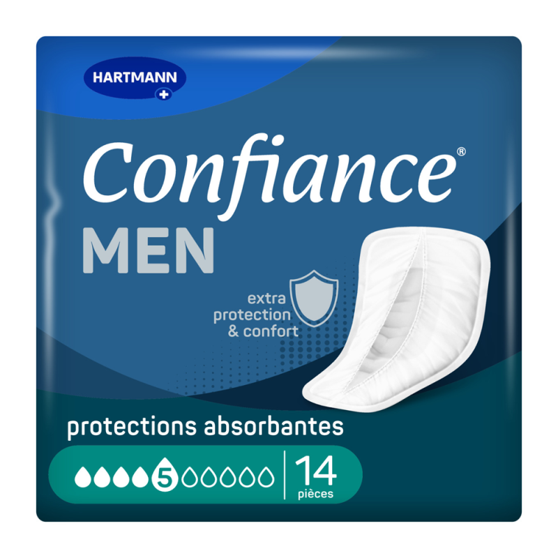 Confiance Men Pads 5 gouttes 14 pièces