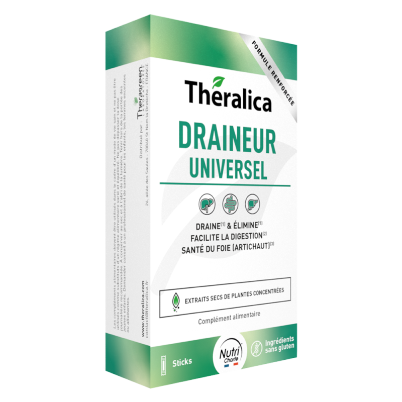 Théralica Draineur Universel 15 sticks