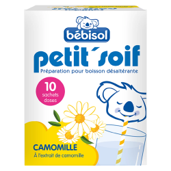 Bébisol Petit'Soif Camomille 10 sachets doses