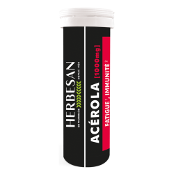 Herbesan Acérola 1000mg fatigue & immunité 30 comprimés à croquer