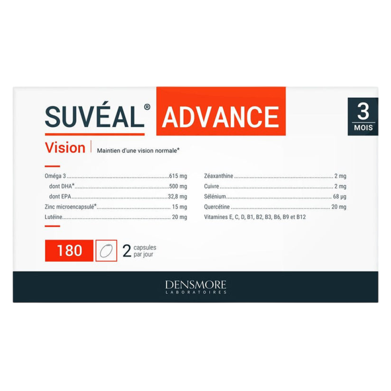 Densmore Suvéal Advance Vision 3 mois 180 capsules