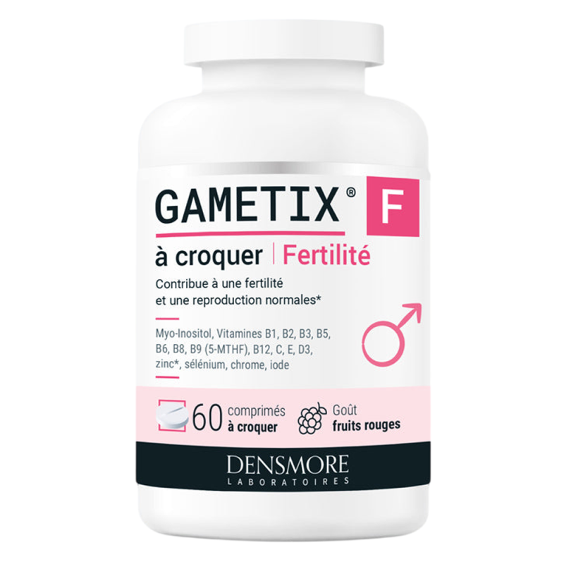 Densmore Gametix F à croquer Fertilité féminine 60 comprimés à croquer