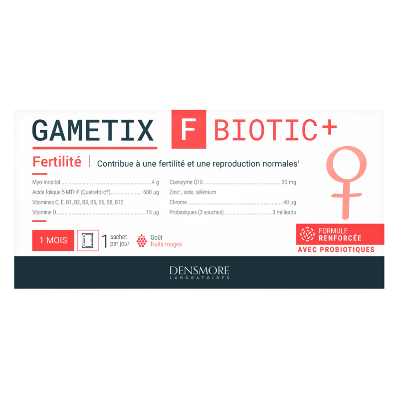 Densmore Gametix F Biotic+ Fertilité 30 sachets