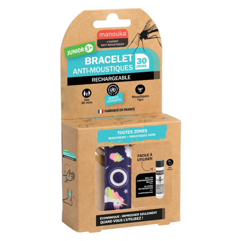 Manouka Bracelet anti-moustiques Junior chat