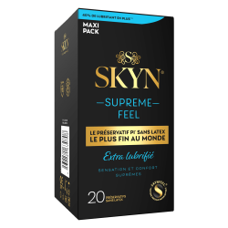 Manix Skyn Supreme Feel Extra Lubrifié 20 préservatifs