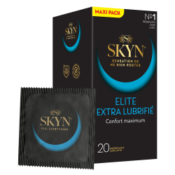 Manix Skyn Elite Extra Lubrifié 20 préservatifs