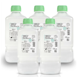 Lot de 5 Sérum Physiologique 1L : LIVRAISON OFF EN PT RELAIS (PAS DE CONSIGNE PICK UP)