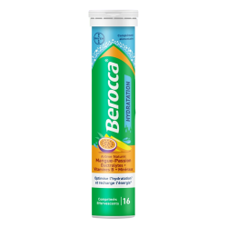 Berocca Hydratation arôme mangue passion 16 comprimés effervescents