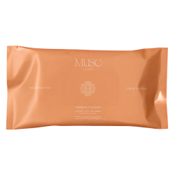 Musc Intime Amber flower 30  Lingettes intimes