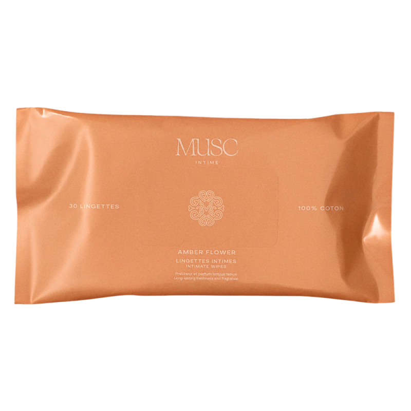 Musc Intime Amber flower 30  Lingettes intimes