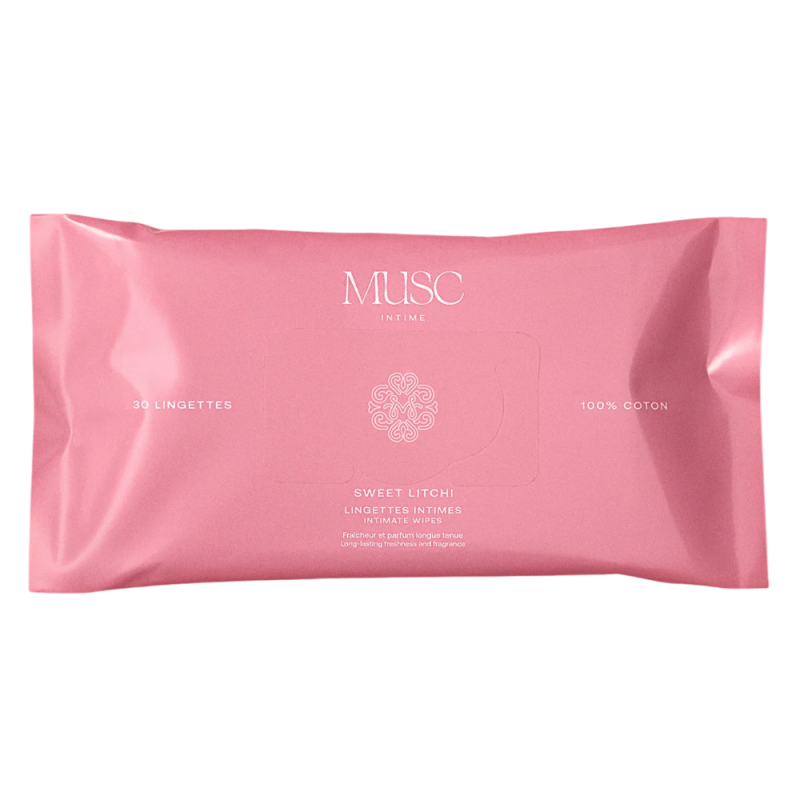 Musc Intime Sweet Litchi 30 Lingettes intimes