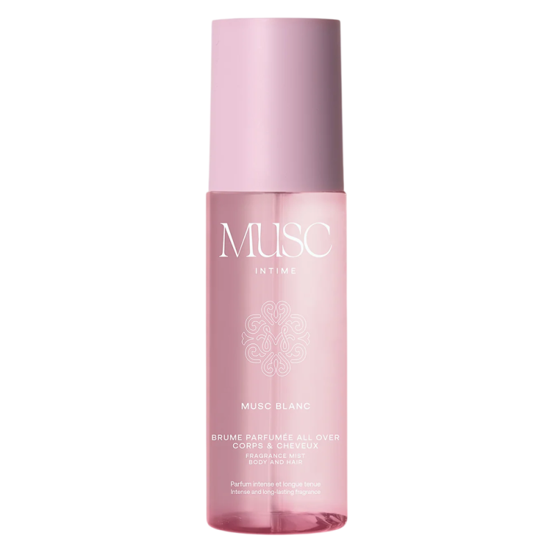 Musc Intime Brume parfumée all over corps et cheveux Musc Blanc 100ml