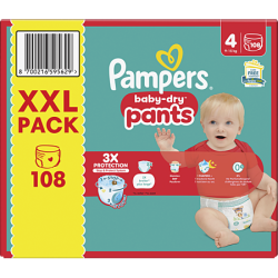 Pampers Baby-Dry Pants taille 4 – 108 couches-culottes (9–15 kg)