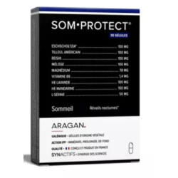 Aragan Synactifs SomActifs Sommeil bio 30 gélules