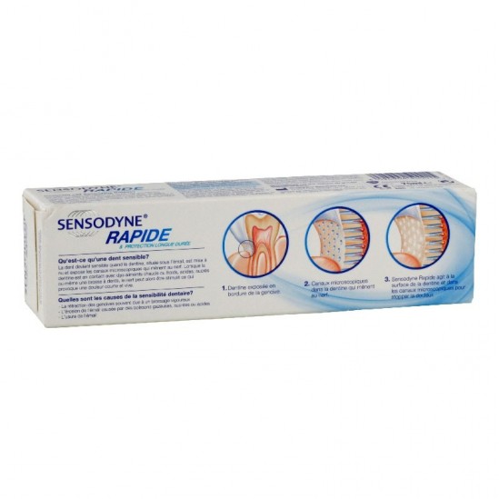 Sensodyne rapide dentifrice... Sensodyne rapide dentifrice...