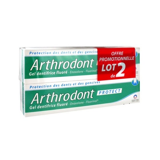 Arthrodont protect gel dentifrice 2 x 75ml Arthrodont protect gel dentifrice 2 x 75ml