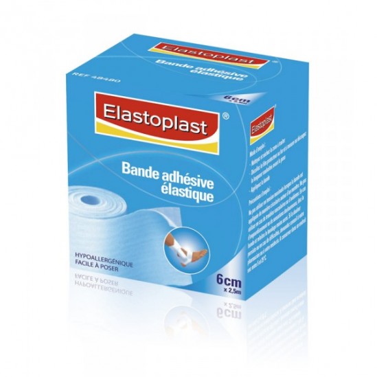 Elastoplast bande adhésive élastique 6cm x 2.5m Elastoplast bande adhésive élastique 6cm x 2.5m
