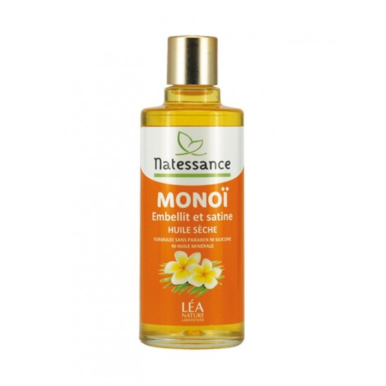 Natessance Monoï Embelllit et Satine Huile Sèche 100ml Natessance Monoï Embelllit et Satine Huile Sèche 100ml