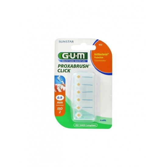 GUM Brossettes Proxabrush Click 422 0,9mm GUM Brossettes Proxabrush Click 422 0,9mm