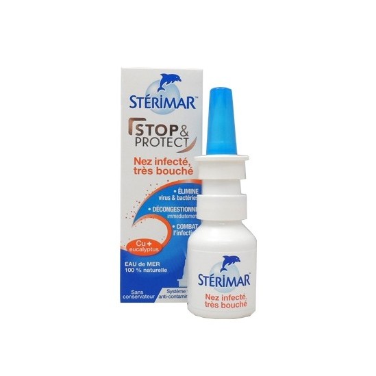 Stérimar Stop & Protect Nez Infecté Très Bouché 20 ml Stérimar Stop & Protect Nez Infecté Très Bouché 20 ml