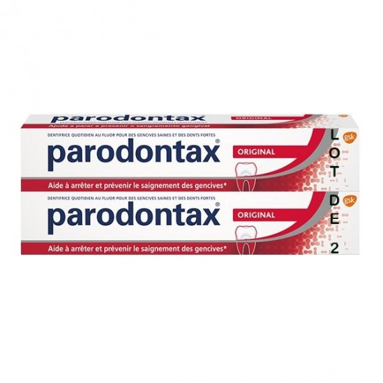 Parodontax pâte au fluor 2x75ml Parodontax pâte au fluor 2x75ml