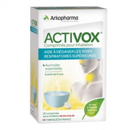 Arkopharma activox comprimés pour hinalation 20 comprimés Arkopharma activox comprimés pour hinalation 20 comprimés