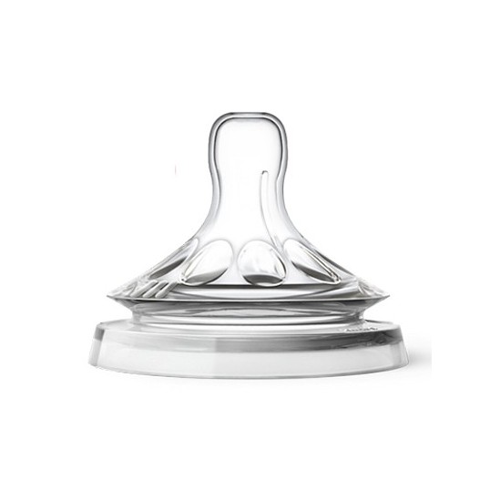 Avent Tétine en silicone à débit variable 3 mois+ Avent Tétine en silicone à débit variable 3 mois+