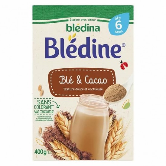 Blédina blédine blé & cacao 400g Blédina blédine blé & cacao 400g