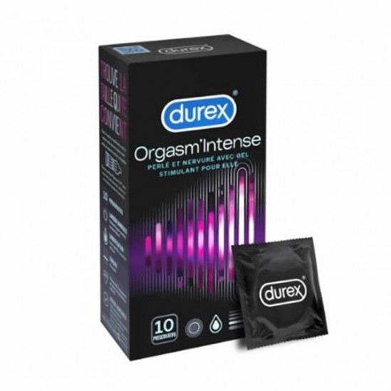 DUREX PRESERV ORGASM INTENSE X10 DUREX PRESERV ORGASM INTENSE X10