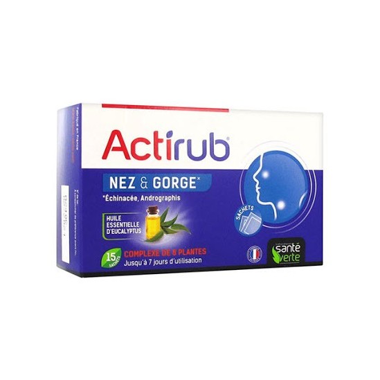 ACTIRUB SANTE VERTE SACHET 15 ACTIRUB SANTE VERTE SACHET 15