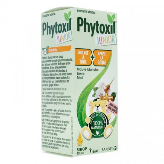 Phytoxil junior mauve blanche lierre miel sirop 100ml Phytoxil junior mauve blanche lierre miel sirop 100ml