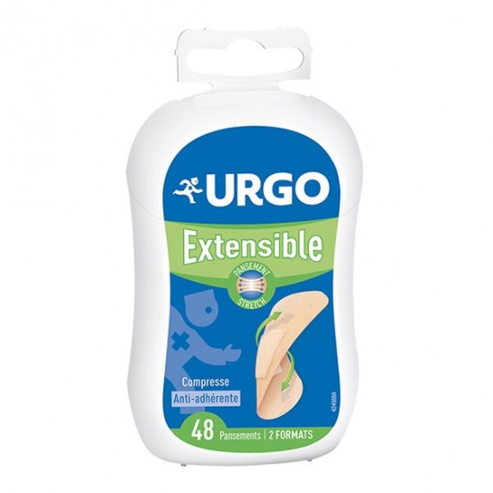 Urgo extensible 48 pansements 2 formats Urgo extensible 48 pansements 2 formats