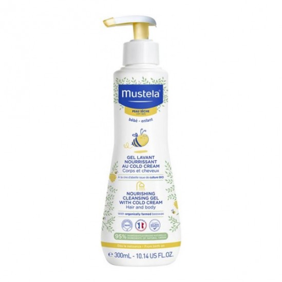 Mustela gel lavant nourrissant au cold cream 300ml Mustela gel lavant nourrissant au cold cream 300ml
