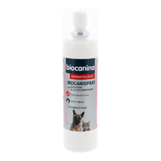 Biocanina biocanispray chien et chat 100ml Biocanina biocanispray chien et chat 100ml