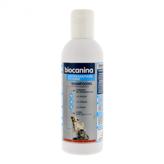 Biocanina shampoing ape tetramethrine 200ml Biocanina shampoing ape tetramethrine 200ml
