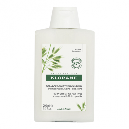Klorane shampoing à l'avoine extra-doux 200ml Klorane shampoing à l'avoine extra-doux 200ml