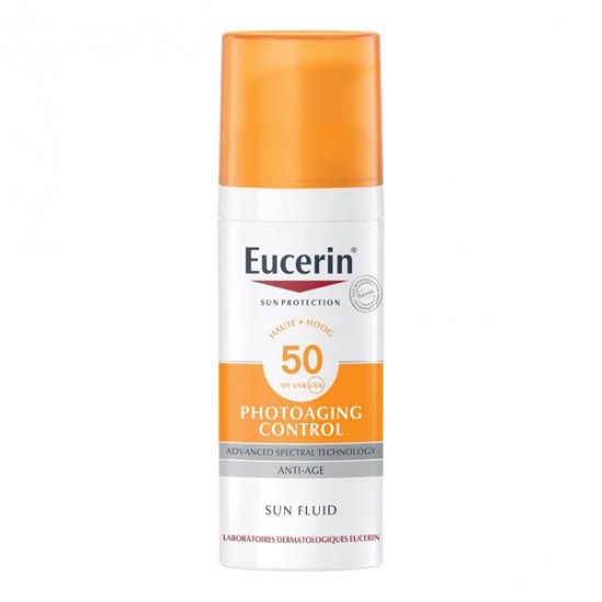 Eucerin Sun Protection Spf50 Fluide Anti-Age Visage 50ml Eucerin Sun Protection Spf50 Fluide Anti-Age Visage 50ml